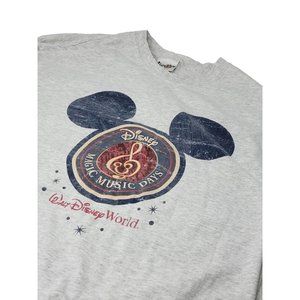 Vintage Walt Disney World T-Shirt Mickey Mouse Size XL‎ Gray